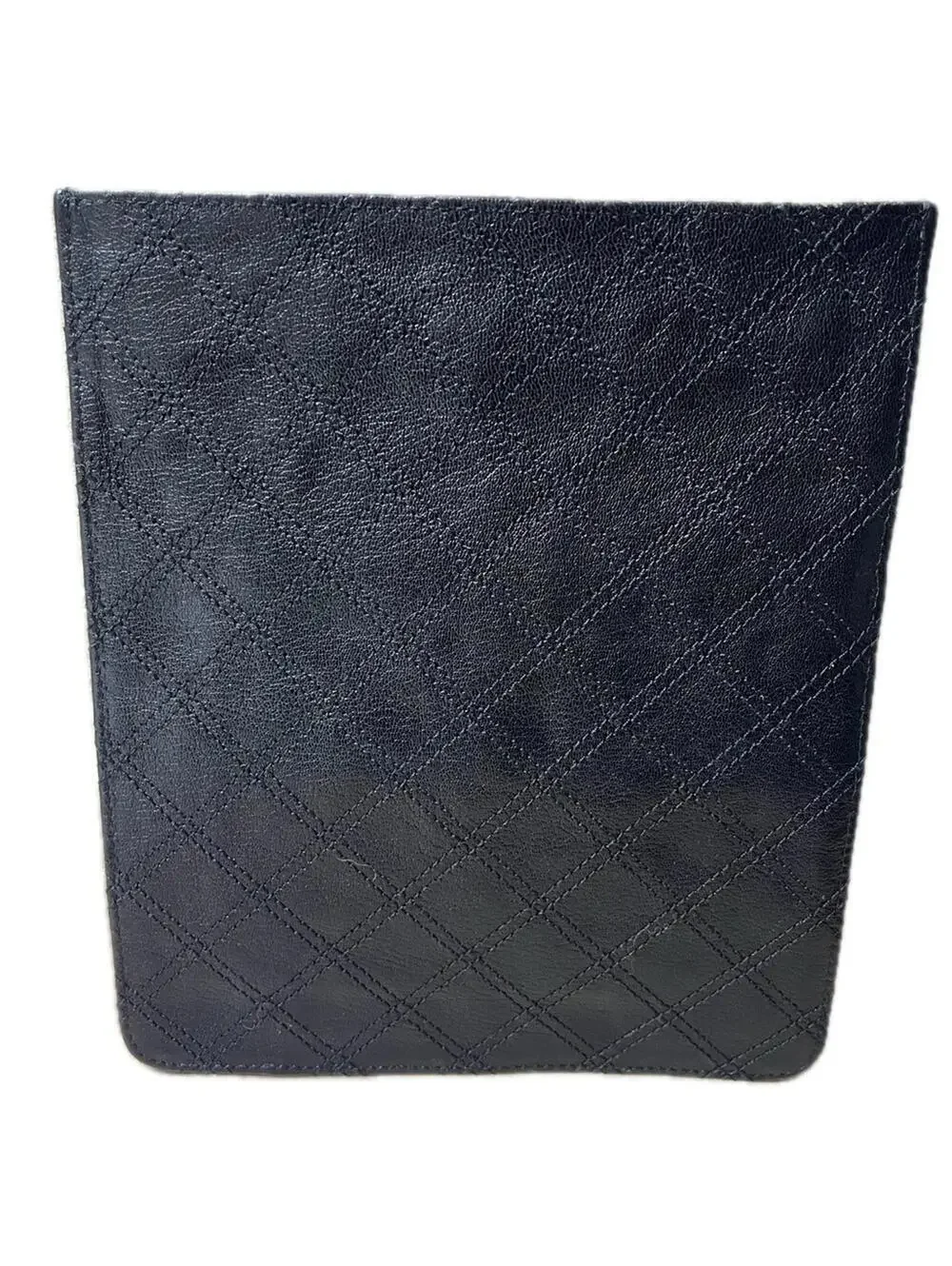 Marc Jacobs Quilted iPad Leather Case Zipper pouch on front
